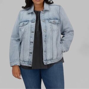 Lucky Brand-Tomboy Trucker denim jacket-Size 1X-NWT